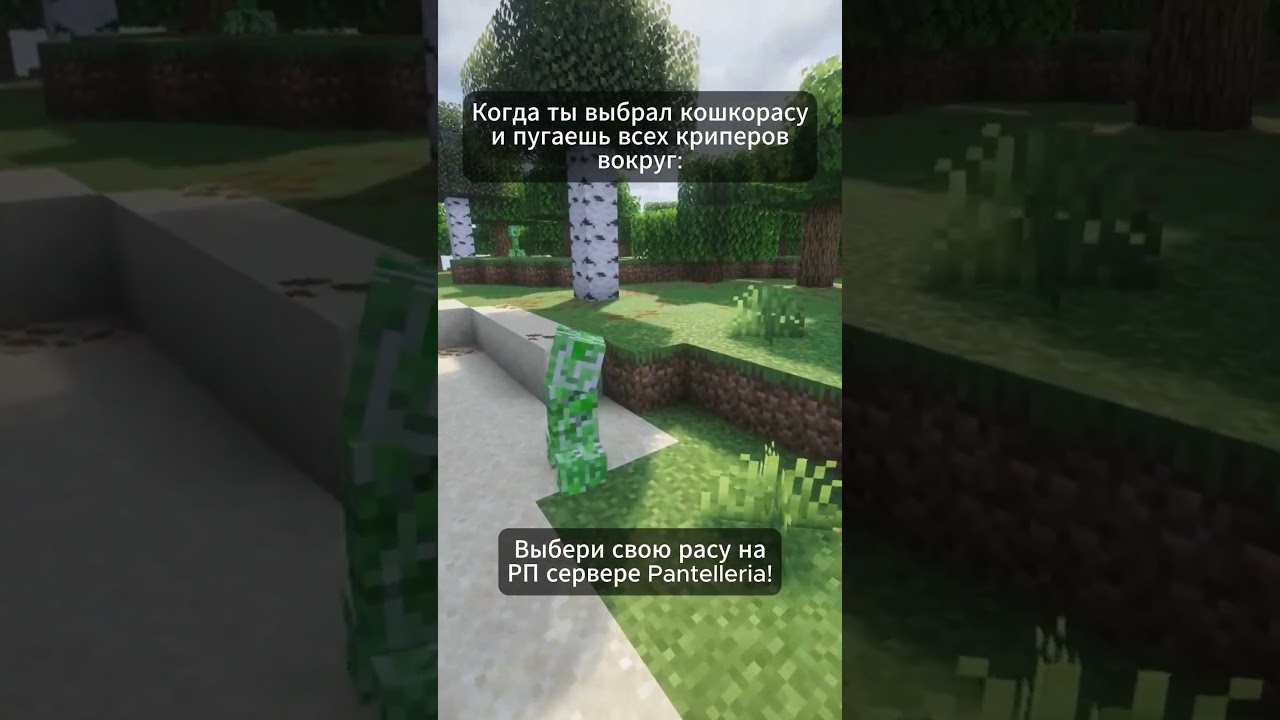 Творим всякое с крипером! #minecraft #майнкрафт #лор #рп #майн #сервер #сюжет